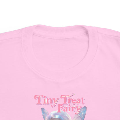 Toddler's Tiny Treat Fairy Tee, Cute Kids Shirt, Fairy T-Shirt, Birthday Gift for Girls, Children's Apparel