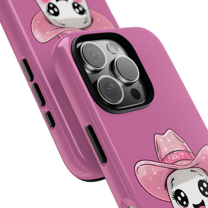 Cute Ghost Phone Case - Fun, Whimsical, Kawaii, Halloween, Gift Idea, Pink Ghost Design