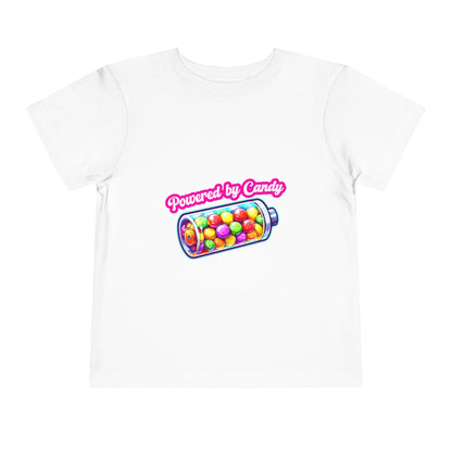 Toddler "Powered by Candy" Tee: Playful Kids' Fashion