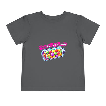 Toddler "Powered by Candy" Tee: Playful Kids' Fashion