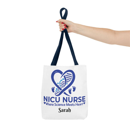 NICU Nurse Tote Bag: Science Meets Heart, Healthcare Gift