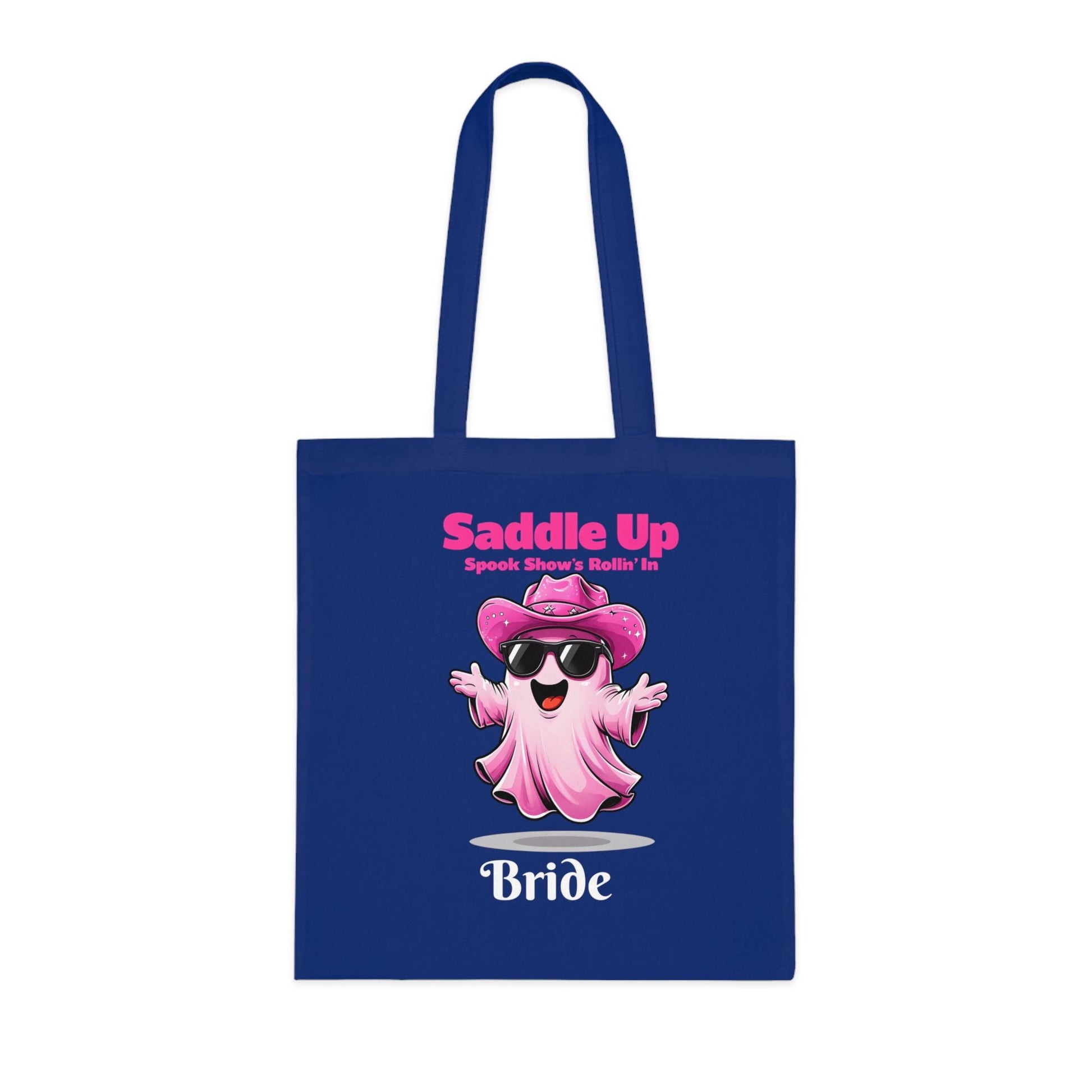 Bride's Ghostly Cotton Tote Bag: Bachelorette Party Favor