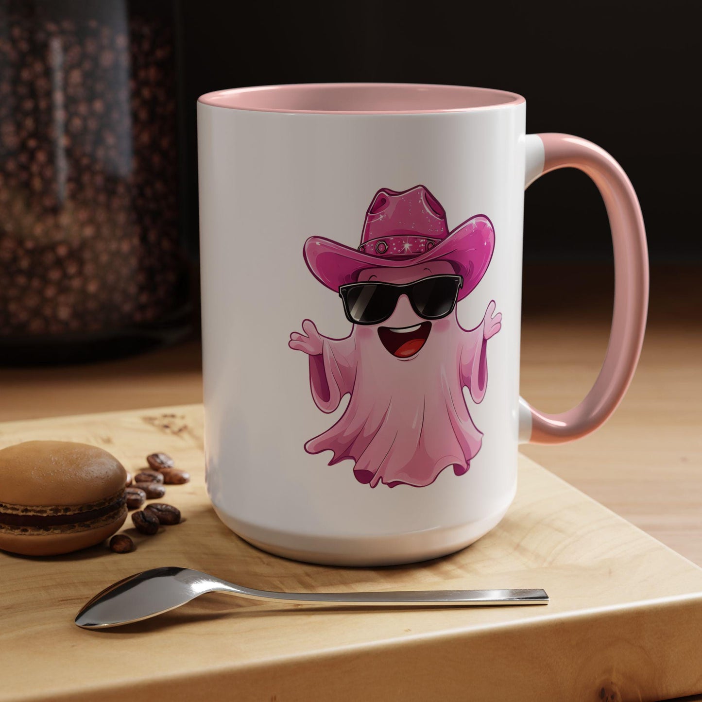 Playful Ghost Coffee Mug: Fun Halloween Drinkware