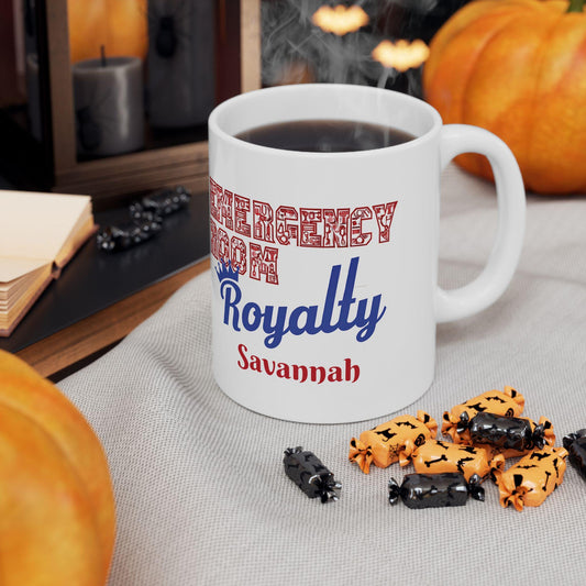 Emergency Room Royalty Ceramic Mug: Gift for Nurses & Medical Staff