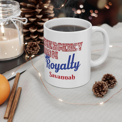 Emergency Room Royalty Ceramic Mug: Gift for Nurses & Medical Staff