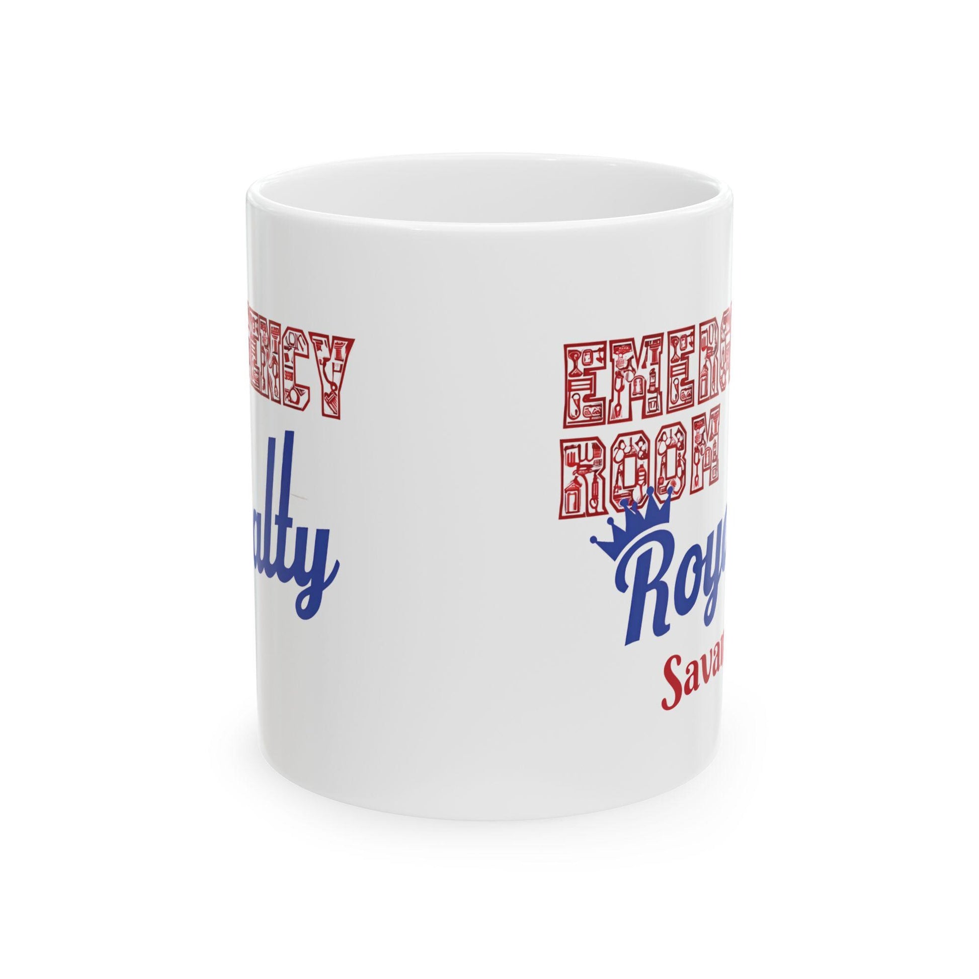 Emergency Room Royalty Ceramic Mug: Gift for Nurses & Medical Staff