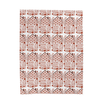 Pet Lover Plush Blanket: Cozy Home Decor Throw