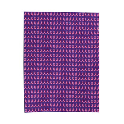 Soft Pink Velveteen Plush Blanket: Cozy Throw, Comfort Gift