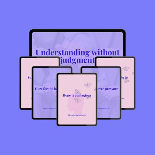 100 Mental Health Nurse Editable Quote Templates PDF | Inspirational, Supportive & Self-Care Canva Designs