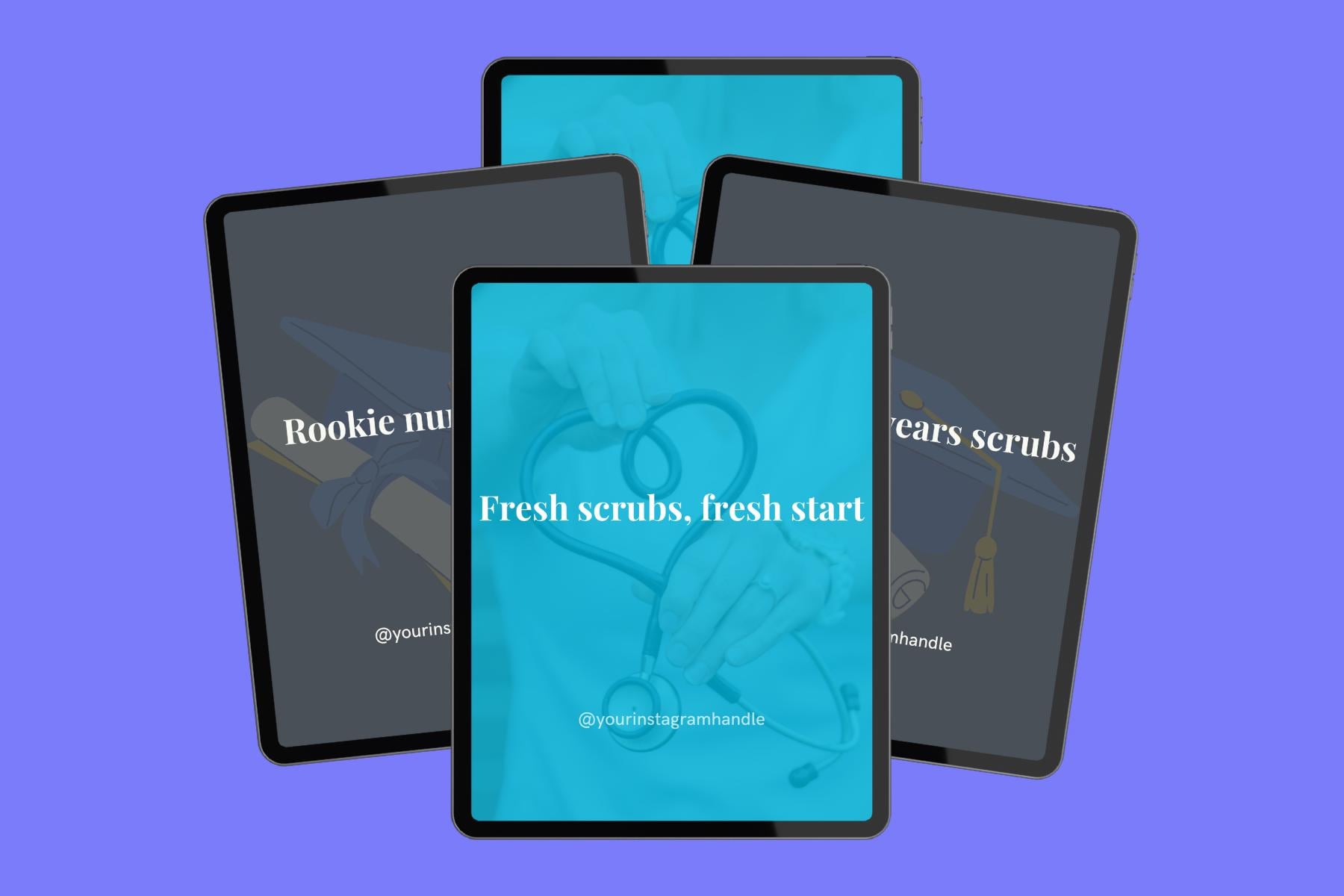 Nurse Graduation Quotes: 100 Editable Canva Templates (PDF Download