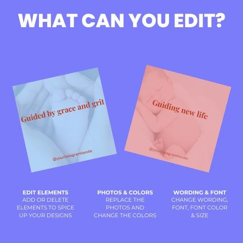 Labor and Delivery Nurse Quotes: 100 Editable Canva Templates (PDF Download