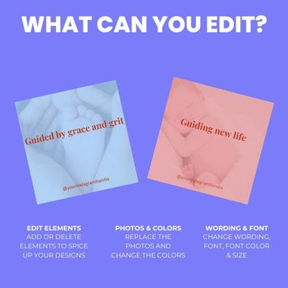 Labor and Delivery Nurse Quotes: 100 Editable Canva Templates (PDF Download
