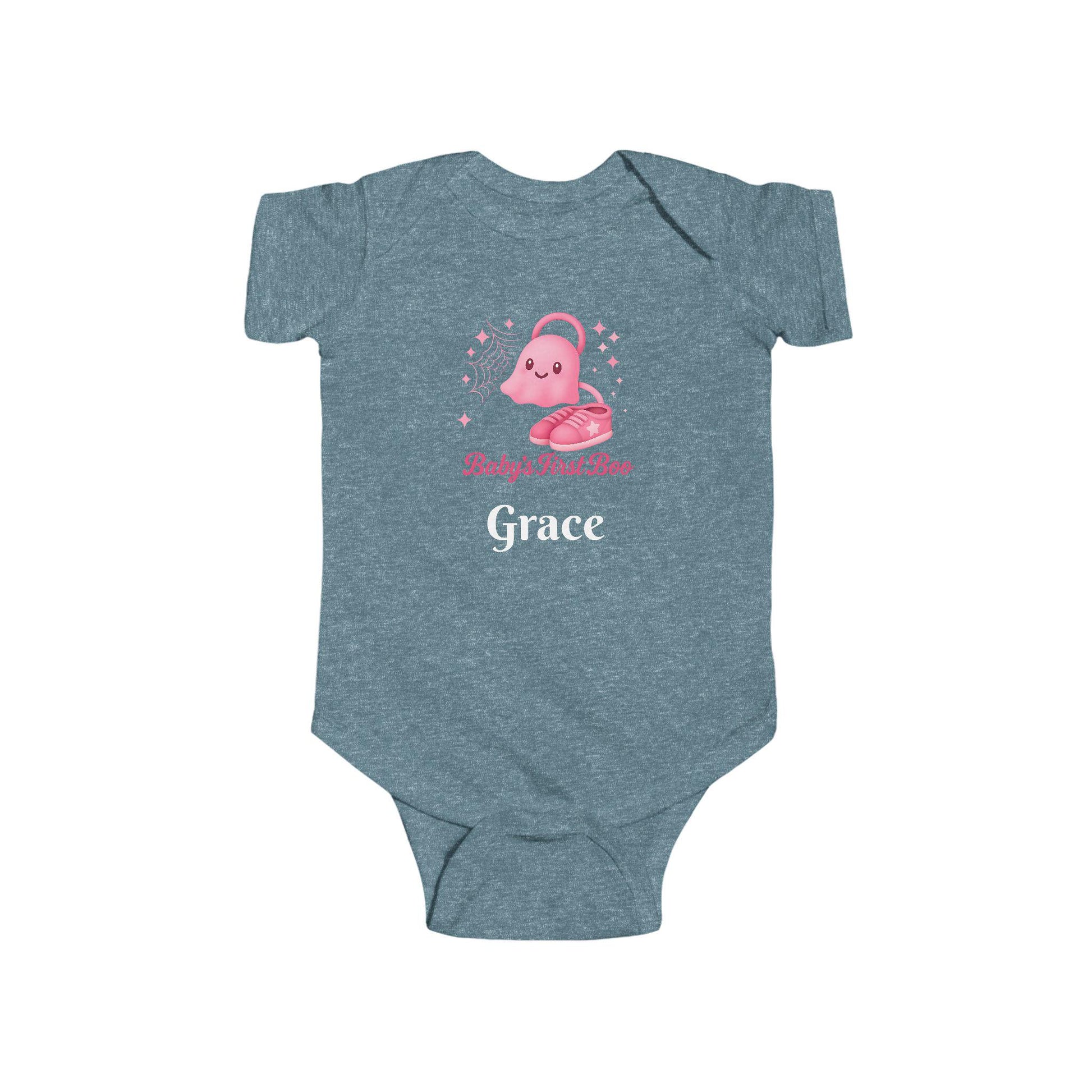 Baby's First Boo Bodysuit: Newborn Girl Halloween Outfit
