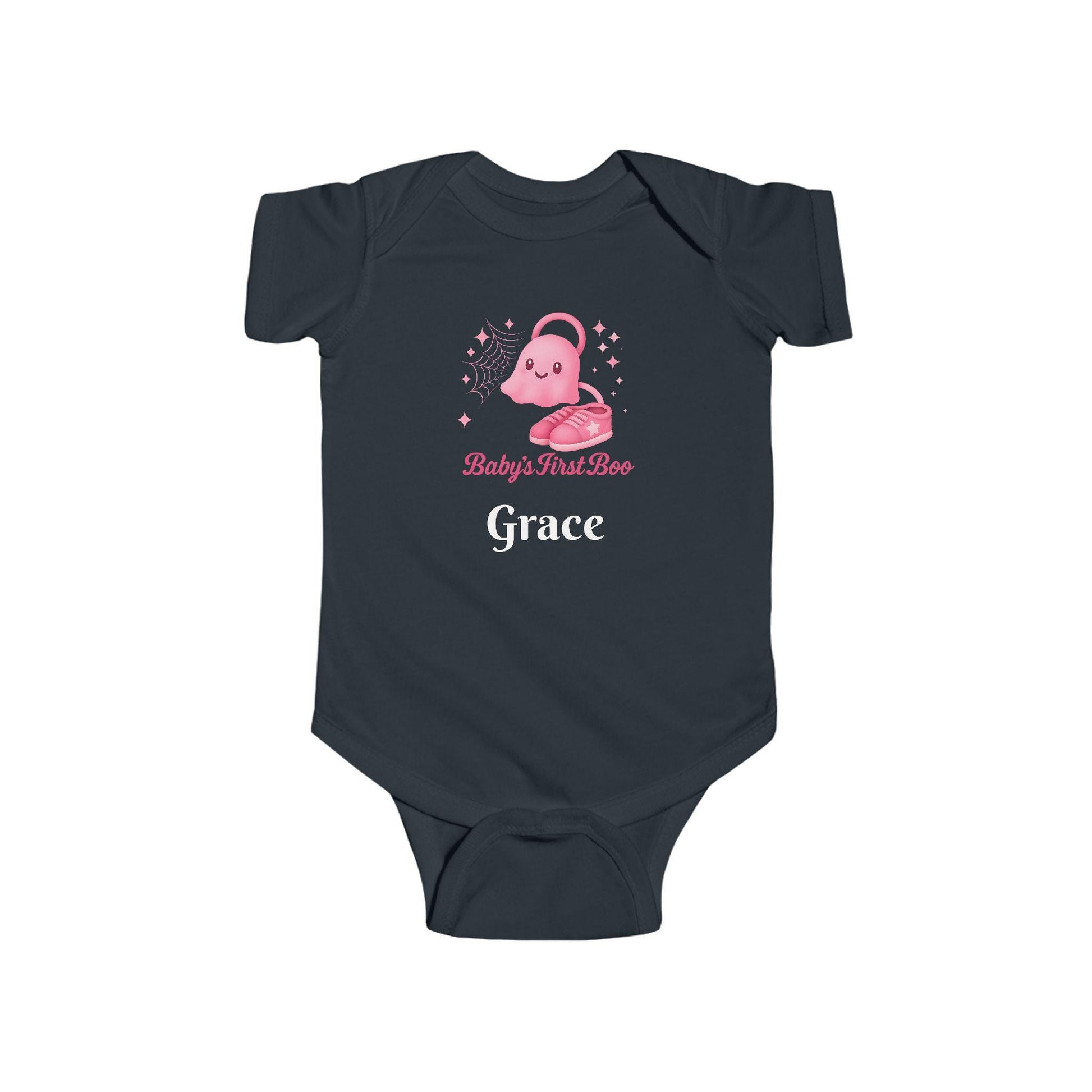 Baby's First Boo Bodysuit: Newborn Girl Halloween Outfit