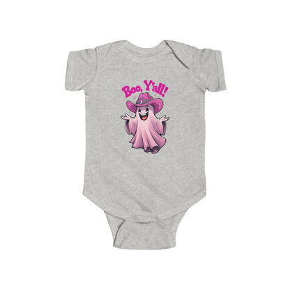 Boo Y'all Ghost Infant Bodysuit, Halloween Baby Outfit, Cute Baby Costume, Trick or Treat Onesie, Ghost Baby Clothes