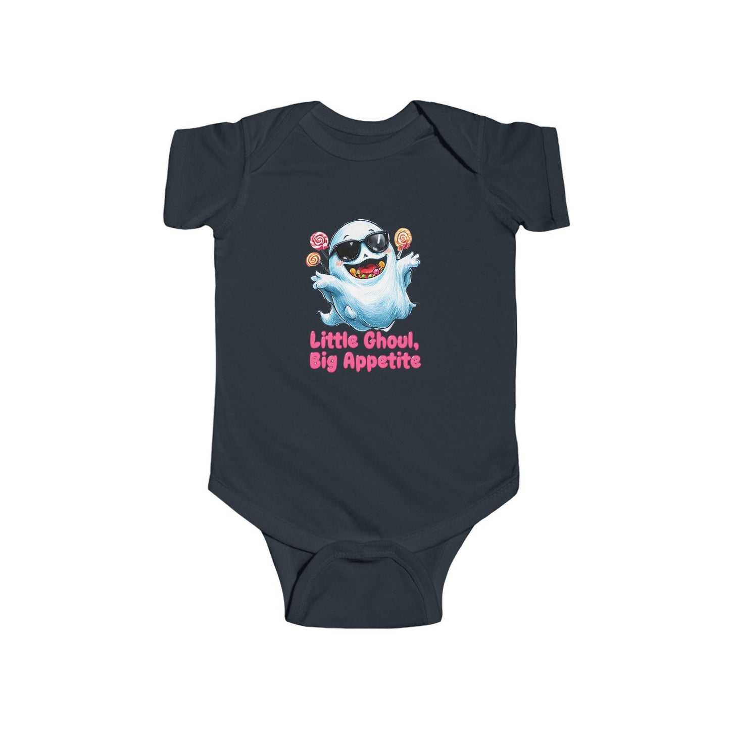 Cute Halloween Baby Bodysuit - "Little Ghoul, Big Appetites" - Infant Costume, Baby Shower Gift, Festive Outfit, Trick or Treat, Fall [...]