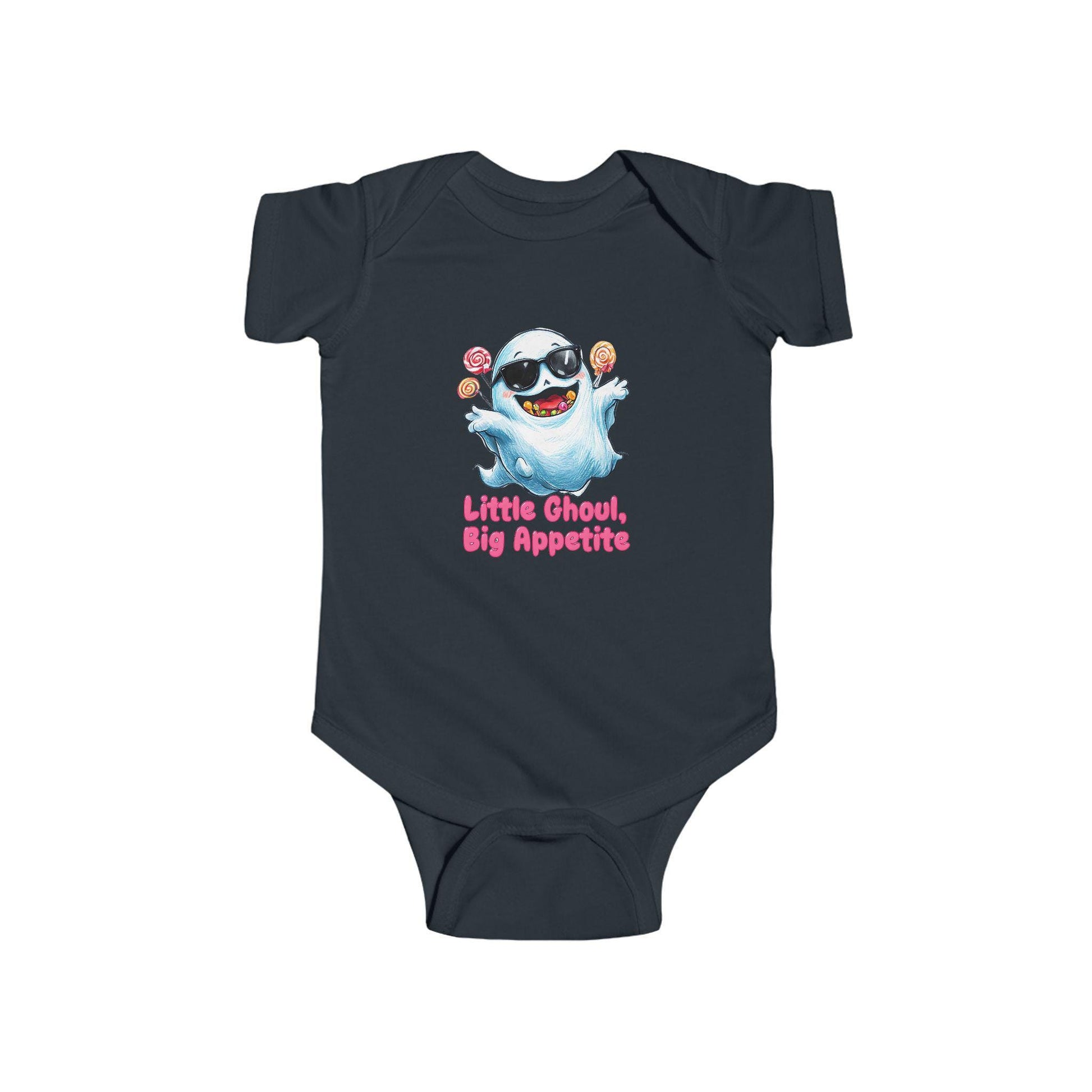 Cute Halloween Baby Bodysuit - "Little Ghoul, Big Appetites" - Infant Costume, Baby Shower Gift, Festive Outfit, Trick or Treat, Fall [...]