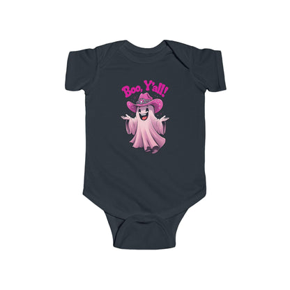 Boo Y'all Ghost Infant Bodysuit, Halloween Baby Outfit, Cute Baby Costume, Trick or Treat Onesie, Ghost Baby Clothes