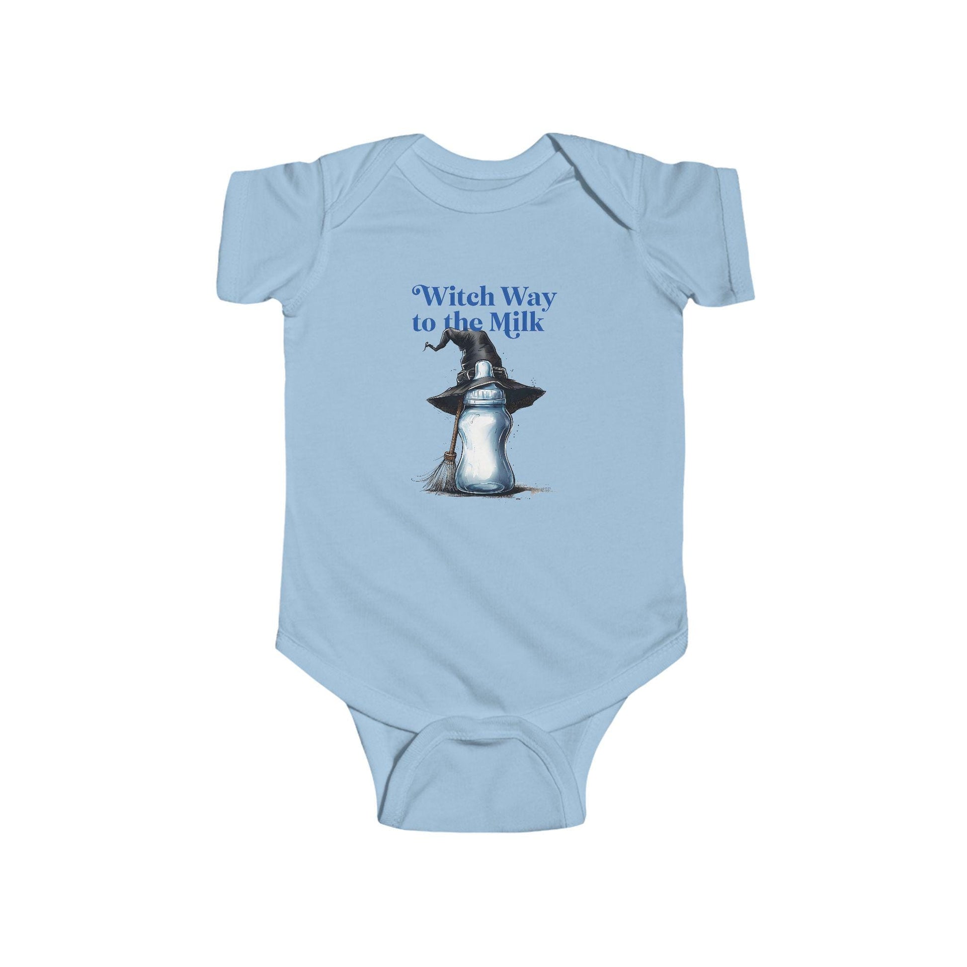 Witch Way to the Milk Bodysuit: Infant Halloween Outfit