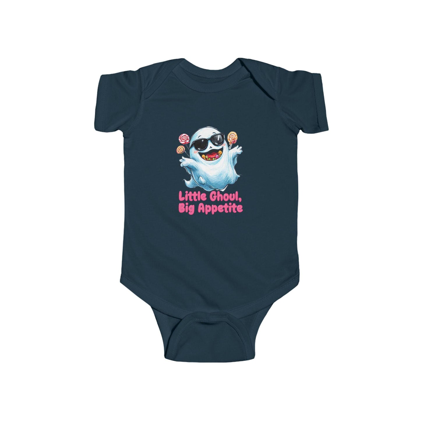 Cute Halloween Baby Bodysuit - "Little Ghoul, Big Appetites" - Infant Costume, Baby Shower Gift, Festive Outfit, Trick or Treat, Fall [...]