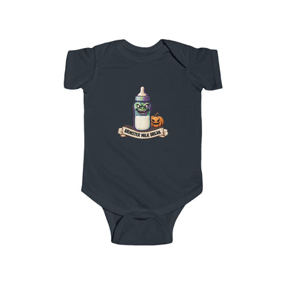 Funny Halloween Infant Bodysuit: Monster Milk Break Outfit