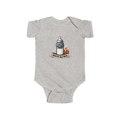 Funny Halloween Infant Bodysuit: Monster Milk Break Outfit