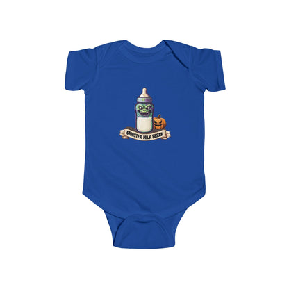 Funny Halloween Infant Bodysuit: Monster Milk Break Outfit
