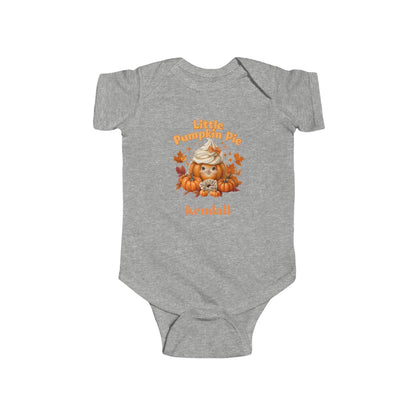 Cute Infant Bodysuit with 'Little Pumpkin' Design for Fall, Halloween Outfit, Baby Shower Gift, Toddler Apparel, Personalized Baby Clothes
