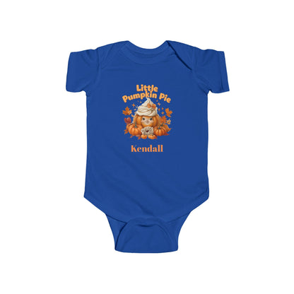 Cute Infant Bodysuit with 'Little Pumpkin' Design for Fall, Halloween Outfit, Baby Shower Gift, Toddler Apparel, Personalized Baby Clothes
