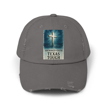 Texas Tough Distressed Baseball Cap: Unisex Inspirational Headwear