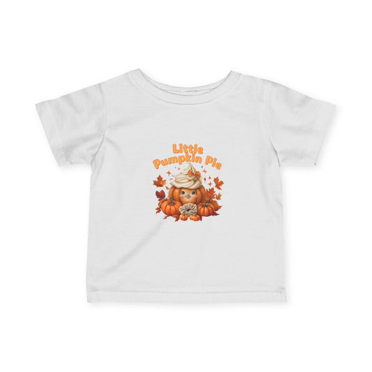 Adorable Infant Tee for Fall Celebrations Cute Baby T-Shirt, Halloween Outfit, Little Pumpkin Pie Shirt, Seasonal Clothes