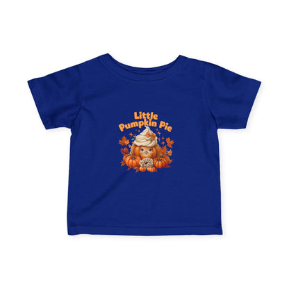 Adorable Infant Tee for Fall Celebrations Cute Baby T-Shirt, Halloween Outfit, Little Pumpkin Pie Shirt, Seasonal Clothes