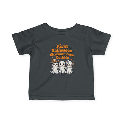 First Halloween Infant Tee, Baby Halloween Shirt, Cute Ghost Tee, Toddler Costume Shirt, Spooky Baby Outfit