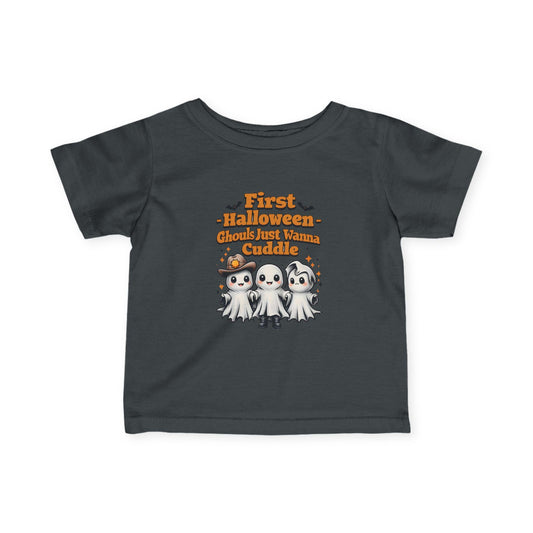 First Halloween Infant Tee, Baby Halloween Shirt, Cute Ghost Tee, Toddler Costume Shirt, Spooky Baby Outfit