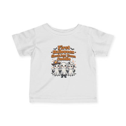 First Halloween Infant Tee, Baby Halloween Shirt, Cute Ghost Tee, Toddler Costume Shirt, Spooky Baby Outfit