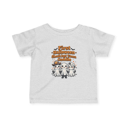 First Halloween Infant Tee, Baby Halloween Shirt, Cute Ghost Tee, Toddler Costume Shirt, Spooky Baby Outfit