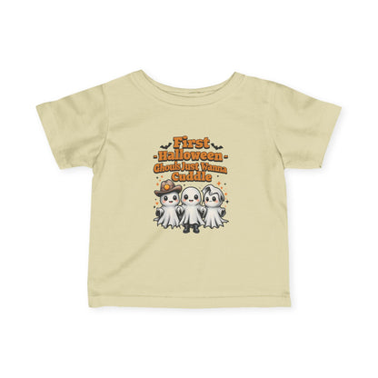 First Halloween Infant Tee, Baby Halloween Shirt, Cute Ghost Tee, Toddler Costume Shirt, Spooky Baby Outfit