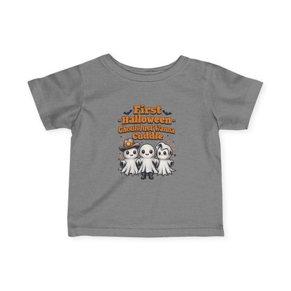First Halloween Infant Tee, Baby Halloween Shirt, Cute Ghost Tee, Toddler Costume Shirt, Spooky Baby Outfit