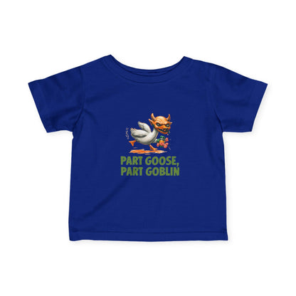 Whimsical Infant Tee - "Part Goose, Part Goblin" | Cute Baby Shirt, Gift for New Parents, Toddler Humor Tee, Playful Kids Apparel, [...]
