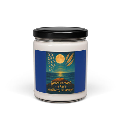 Serenity Scented Soy Candle: Aromatherapy Home Decor, Relaxing Gift