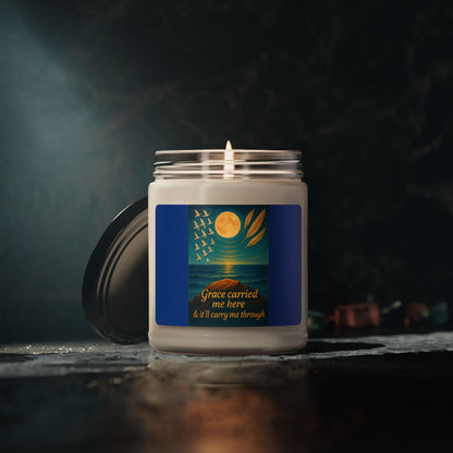 Serenity Scented Soy Candle: Aromatherapy Home Decor, Relaxing Gift