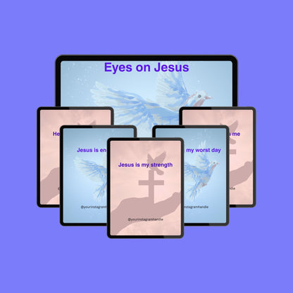 Christian Encouragement Quotes: 100 Canva Templates for Social Media (Digital Download)