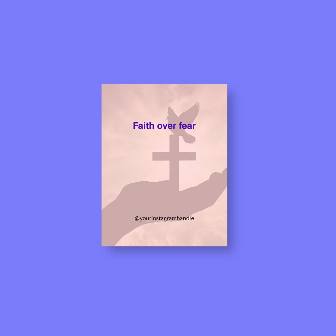 100 Christian Encouragement Quotes: 100 Canva Templates for Social Media (Digital Download)