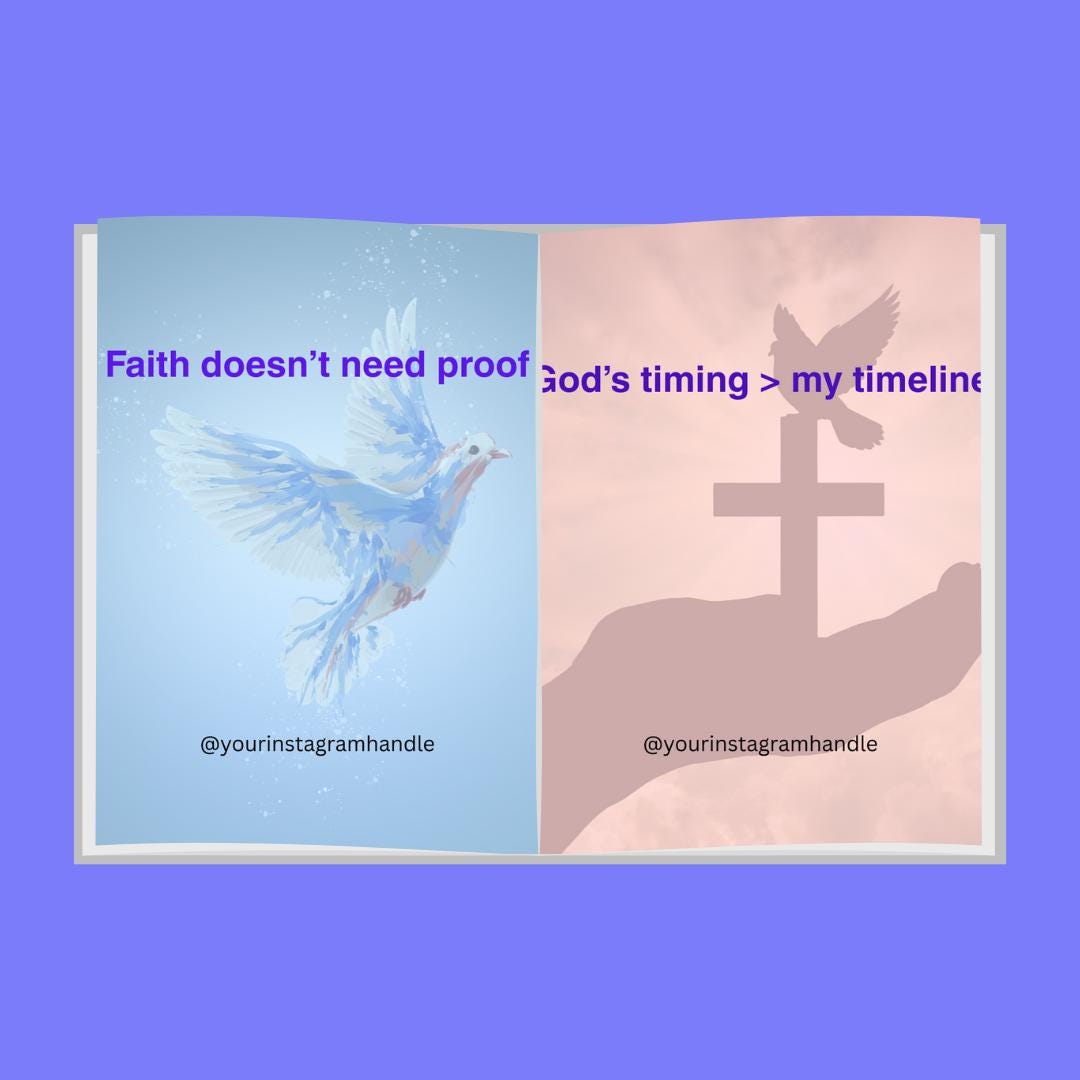 100 Christian Encouragement Quotes: 100 Canva Templates for Social Media (Digital Download)