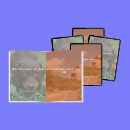 Dog Lover Quote Templates: Canva Editable Social Media Bundle (Digital Download)