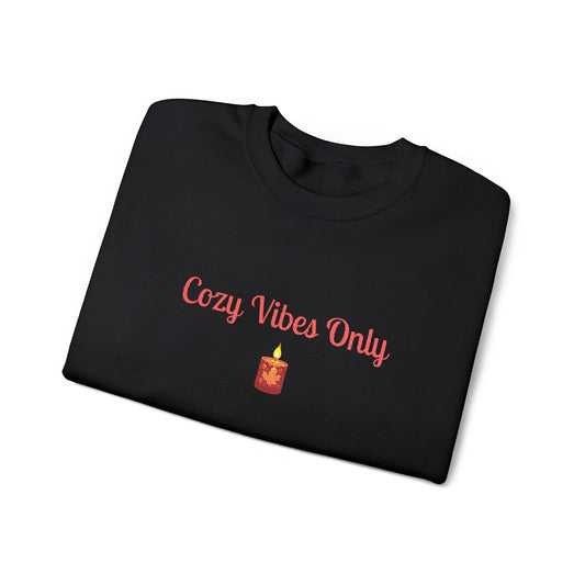 Cozy Vibes Crewneck Sweatshirt: Unisex Fall Fashion