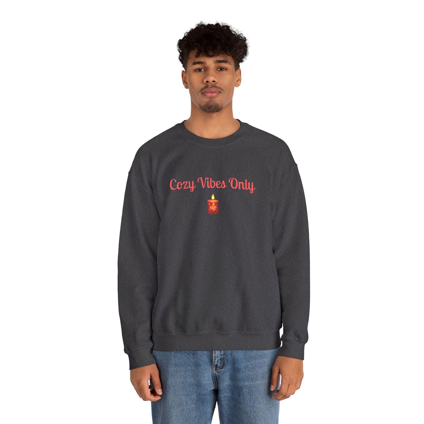 Cozy Vibes Crewneck Sweatshirt: Unisex Fall Fashion