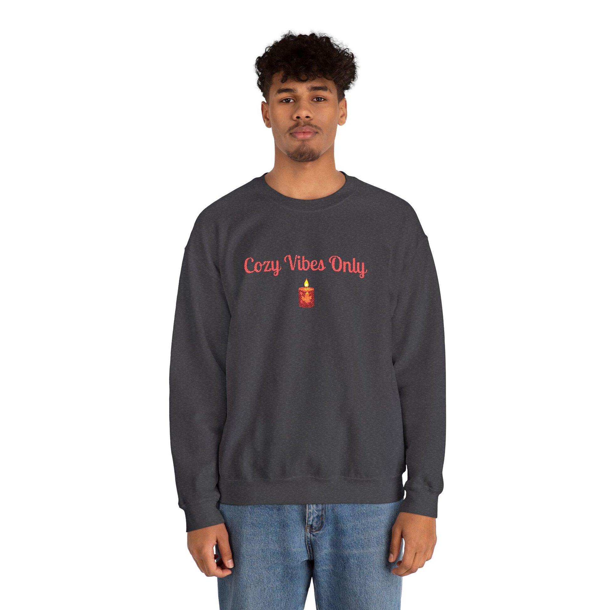Cozy Vibes Crewneck Sweatshirt: Unisex Fall Fashion