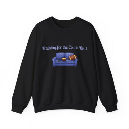 Training for the Couch Bowl Embroidered Sweatshirt: Lazy Day Loungewear