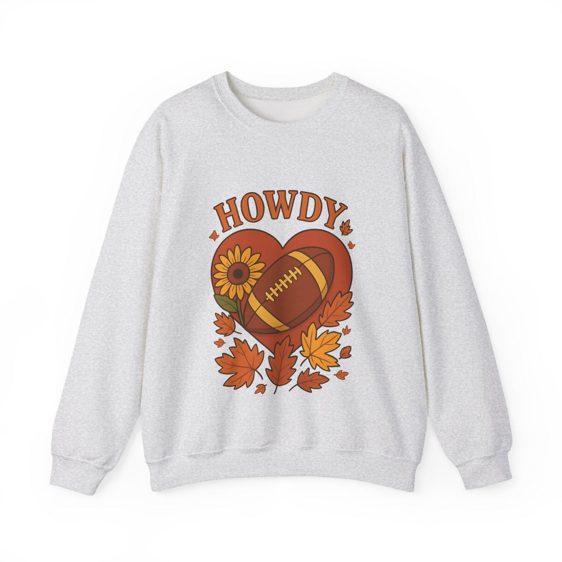Fall Football Vibes Crewneck: Embroidered Texas Sweatshirt